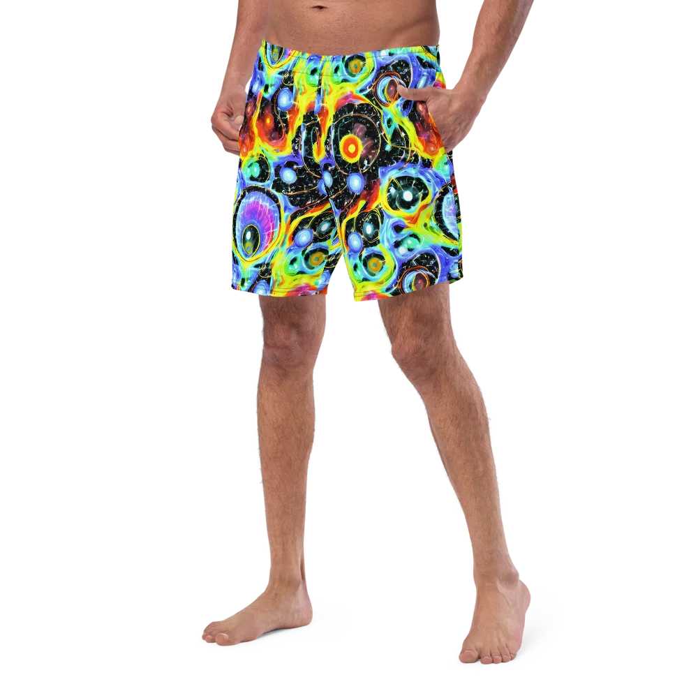 Chromatic Galaxies on Swim Trunks — Left Front