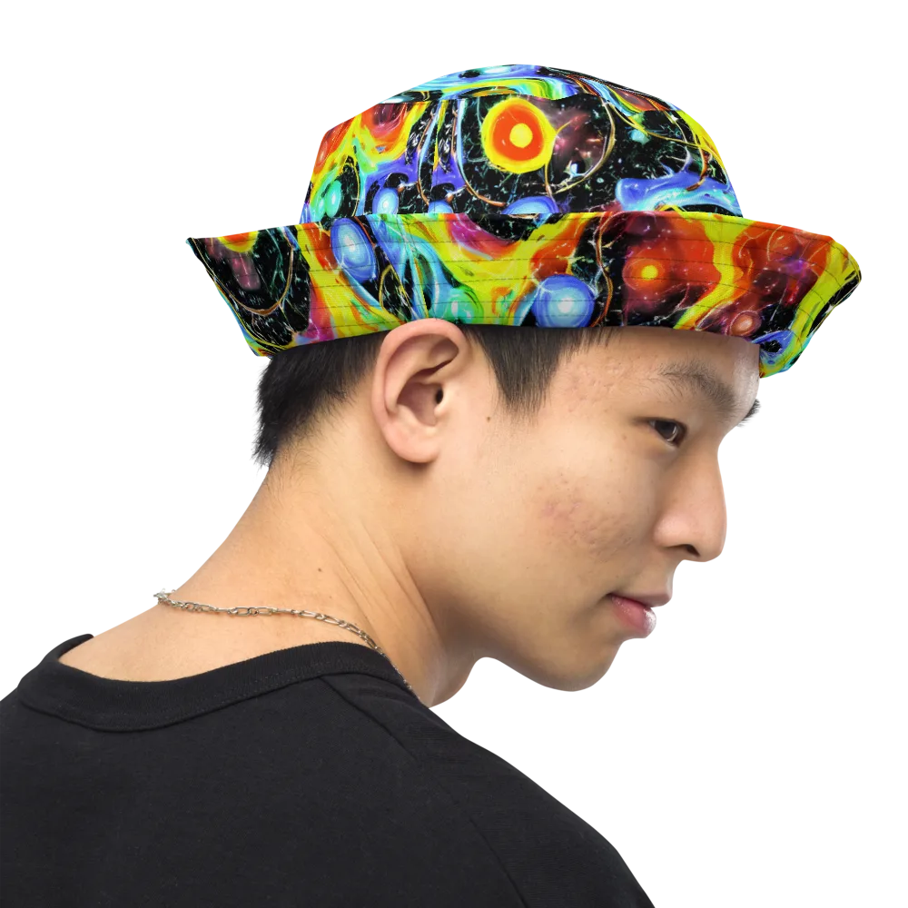 Chromatic Galaxies on Reversible Bucket Hat — Right Outside