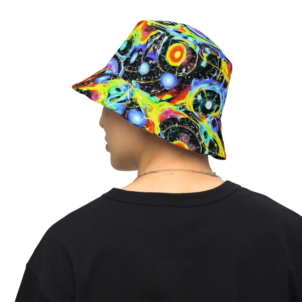 Chromatic Galaxies on Reversible Bucket Hat — Back Inside