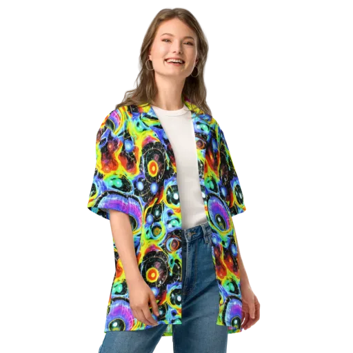 Chromatic Galaxies on a Button Shirt
