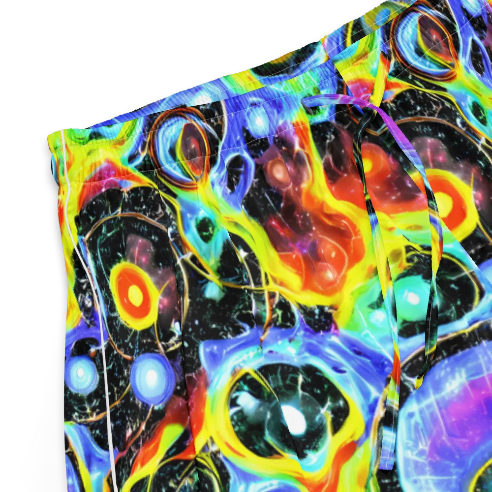 Chromatic Galaxies on Women's Pajama Shorts — Product details