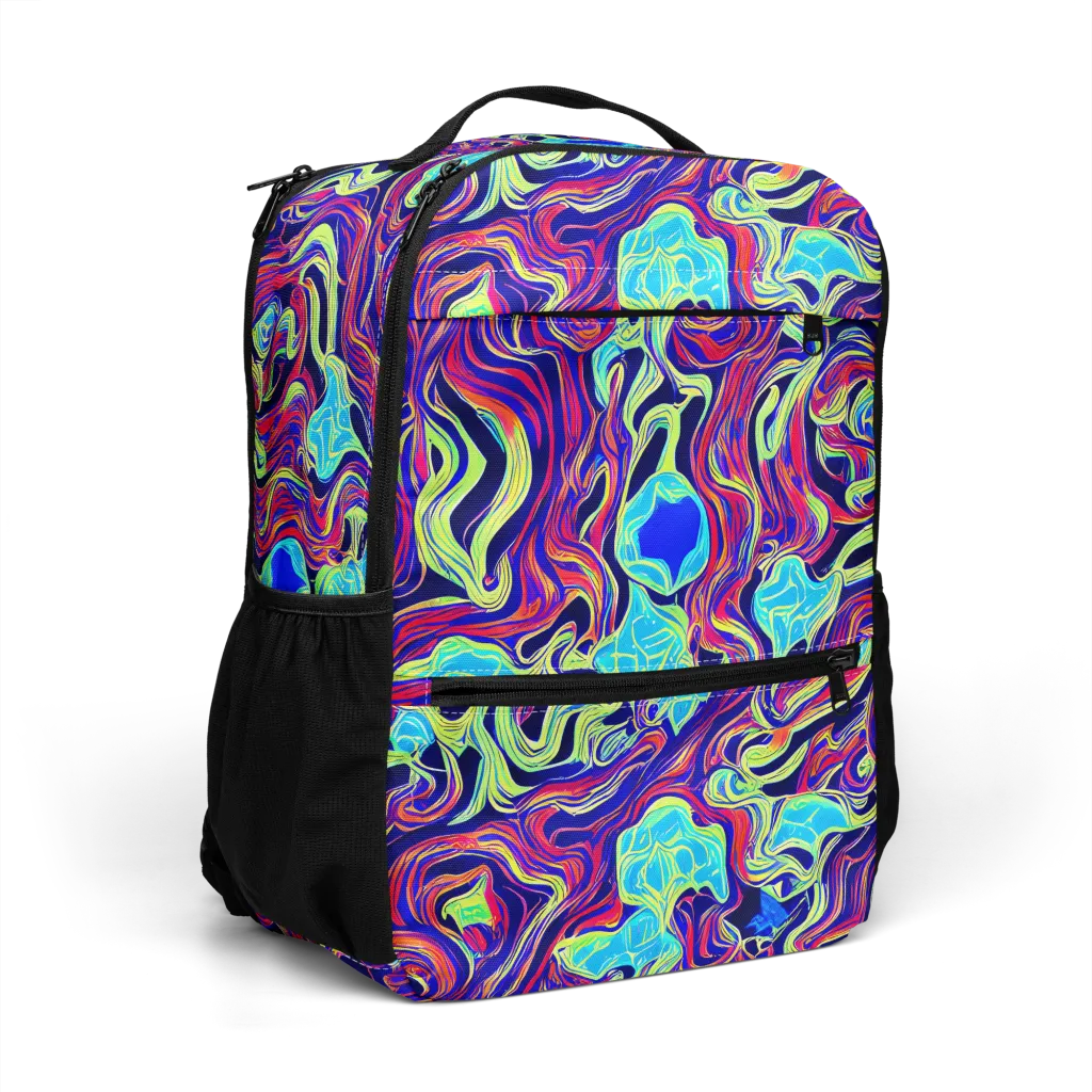 Plasma Waves on Utility Backpack — Right Front