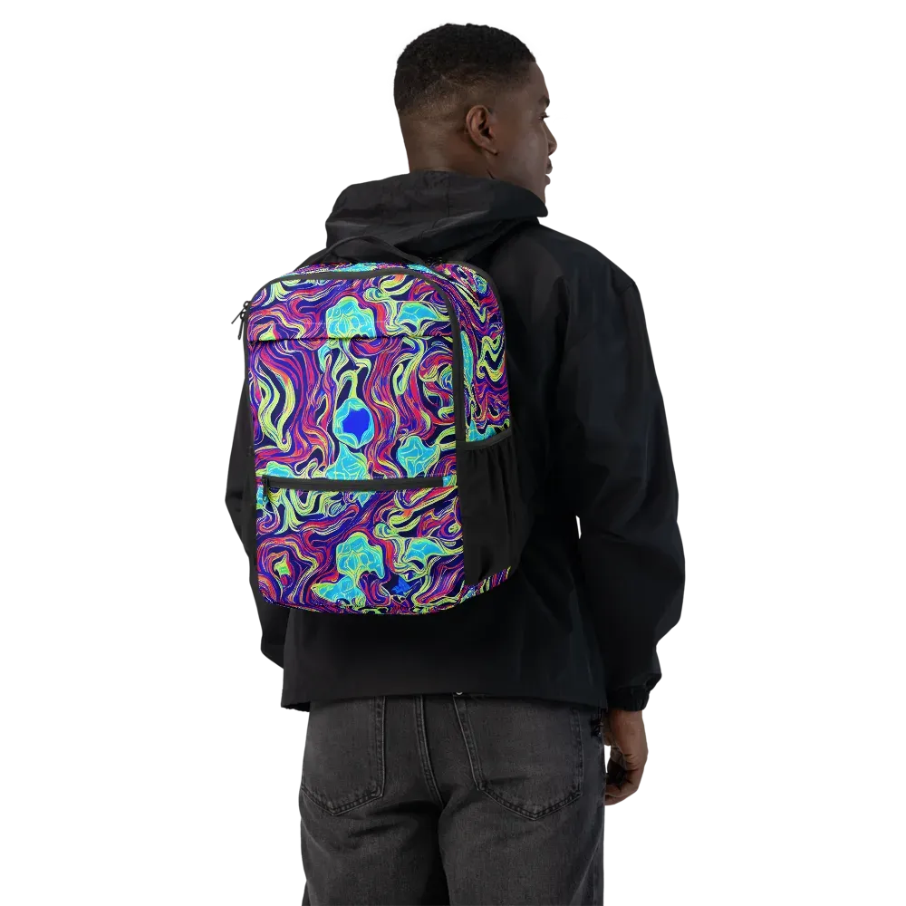 Plasma Waves on Utility Backpack — Back