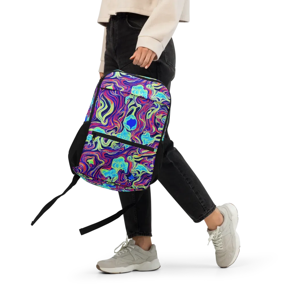 Plasma Waves on Utility Backpack — Front