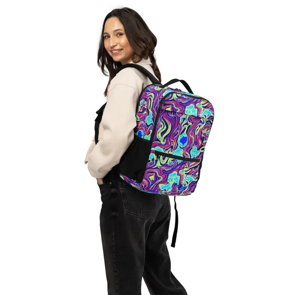 Plasma Waves on Utility Backpack — Back