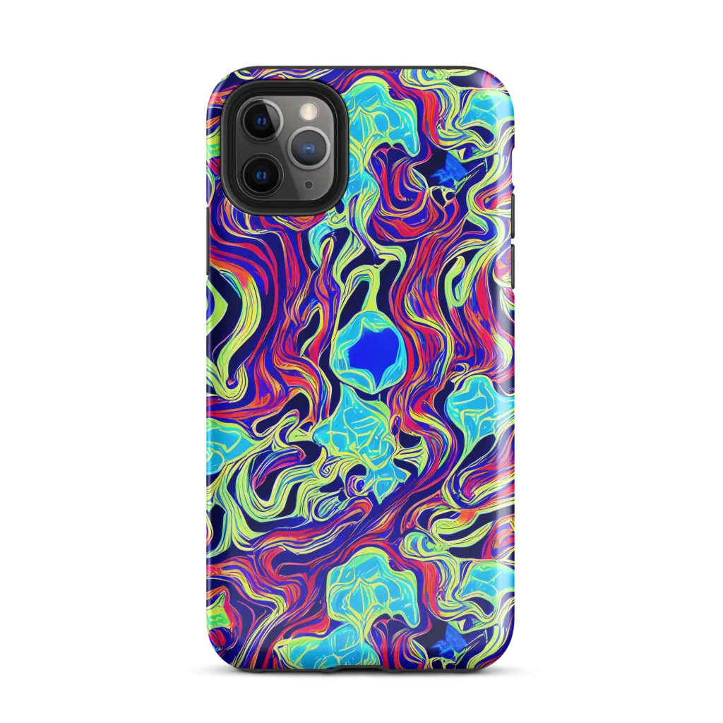 Plasma Waves on Tough Case for iPhone® — Front