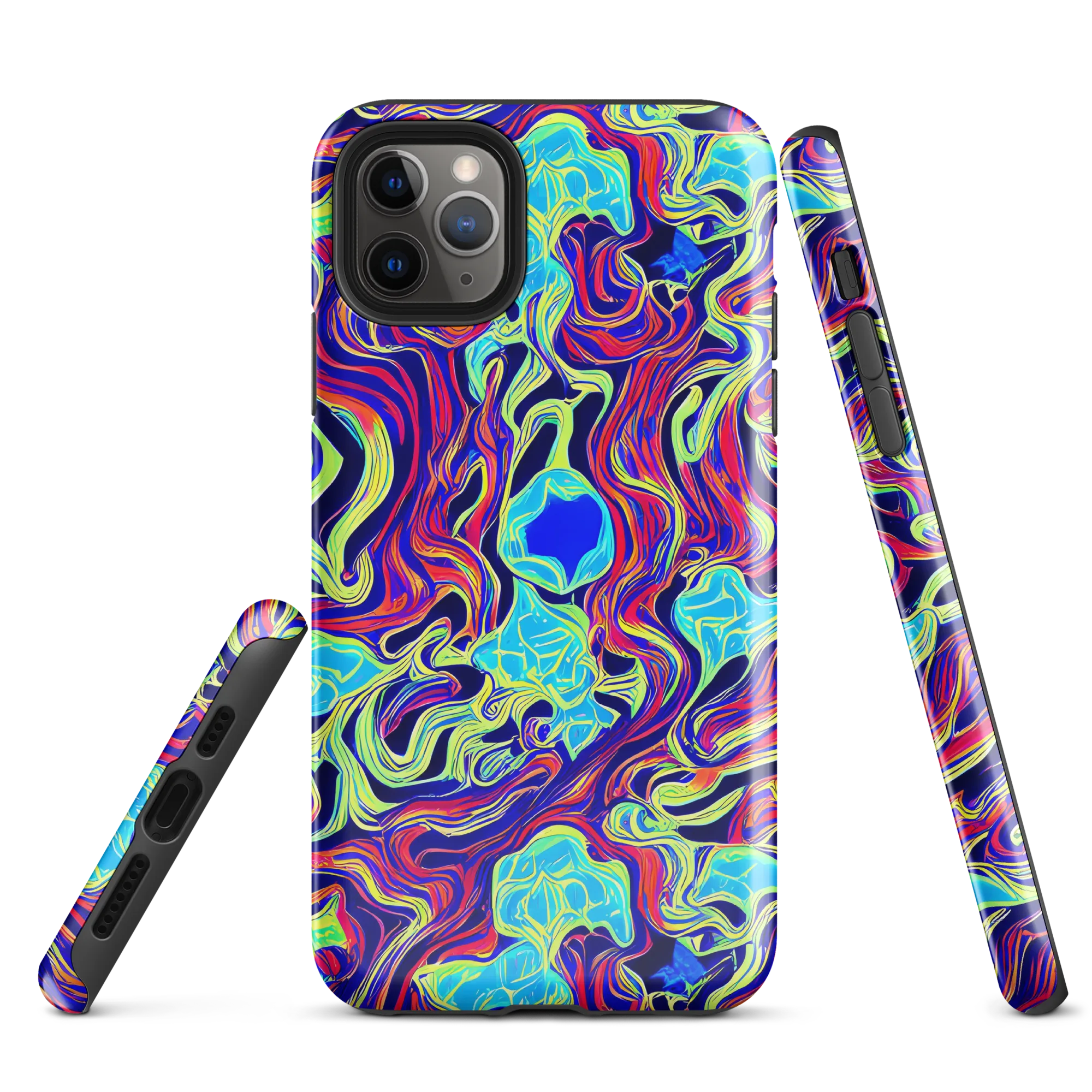 Plasma Waves on Tough Case for iPhone® — Front