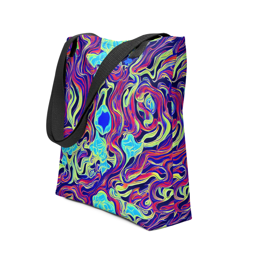 Plasma Waves on Tote Bag — Front