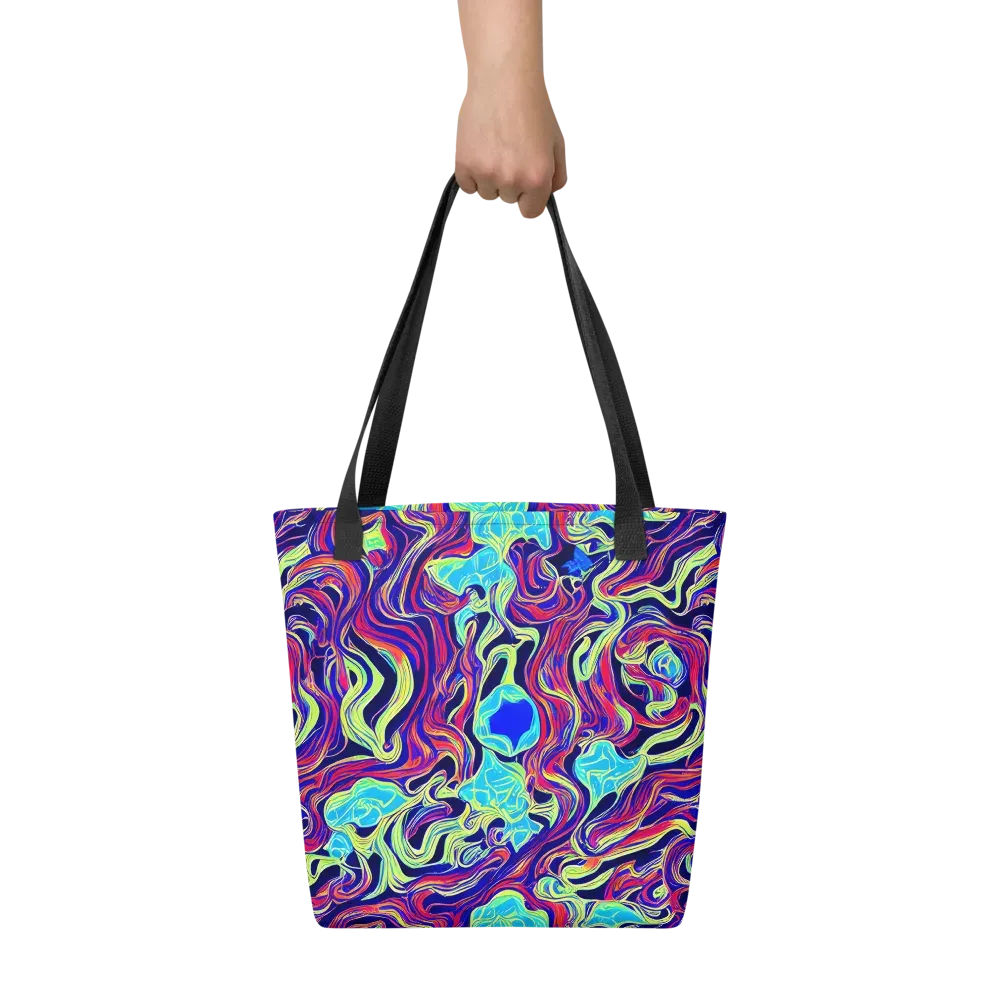 Plasma Waves on Tote Bag — Front
