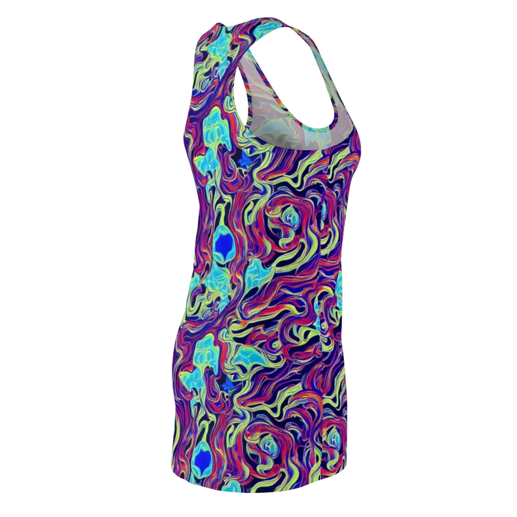 Plasma Waves on Racerback Dress — Back Side