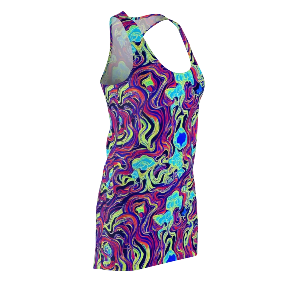Plasma Waves on Racerback Dress — Front Side