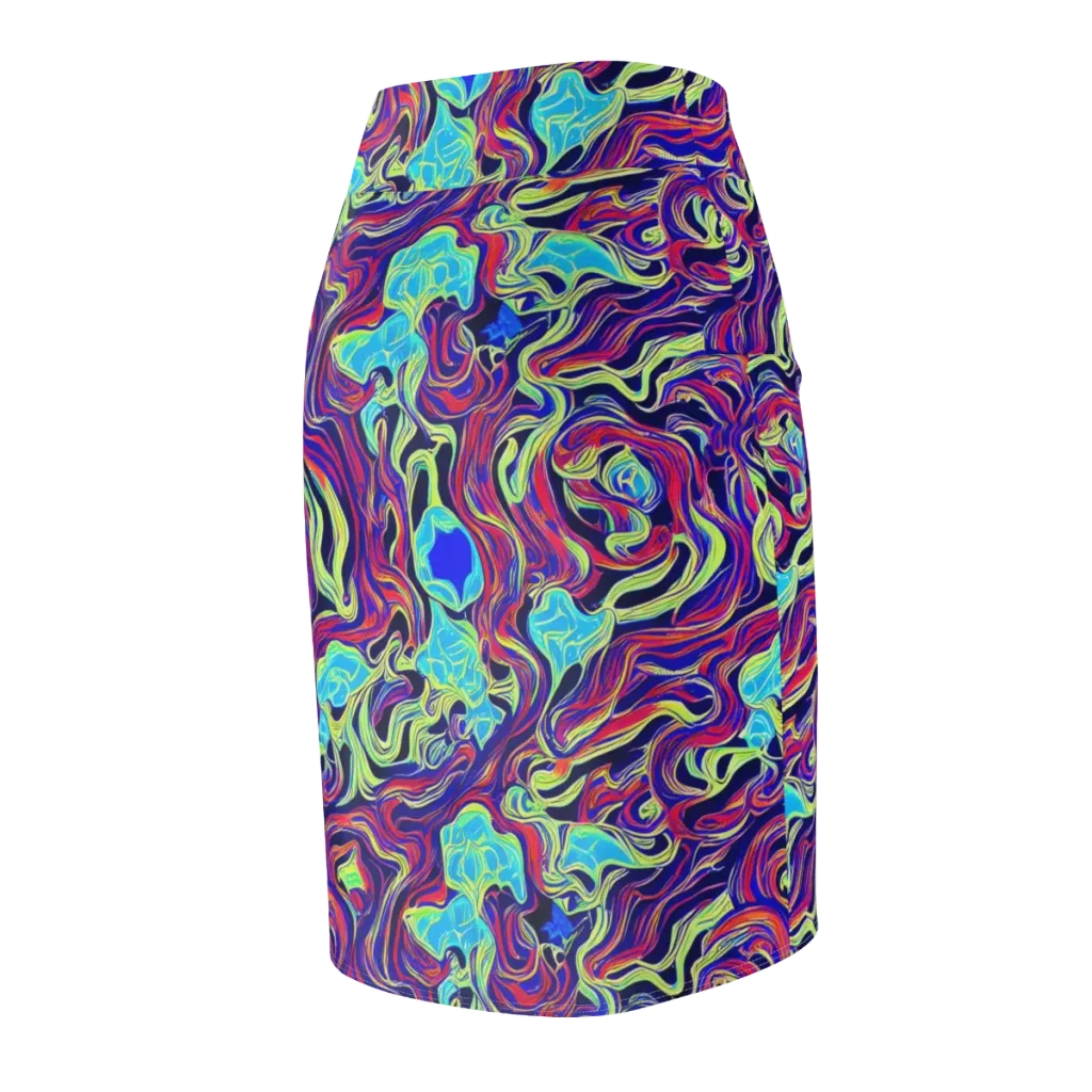 Plasma Waves on Pencil Skirt — Back Side