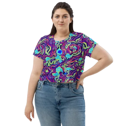 Plasma Waves on a Crop Tee