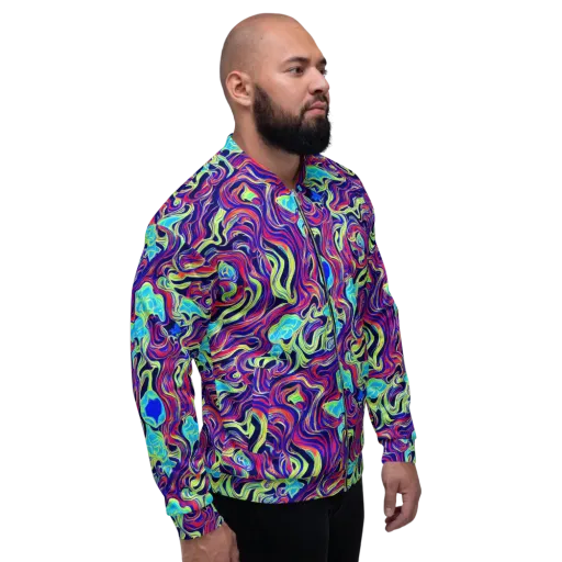 Plasma Waves on a Bomber Jacket