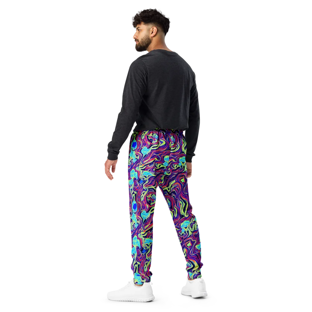 Plasma Waves on Men's Joggers — Back