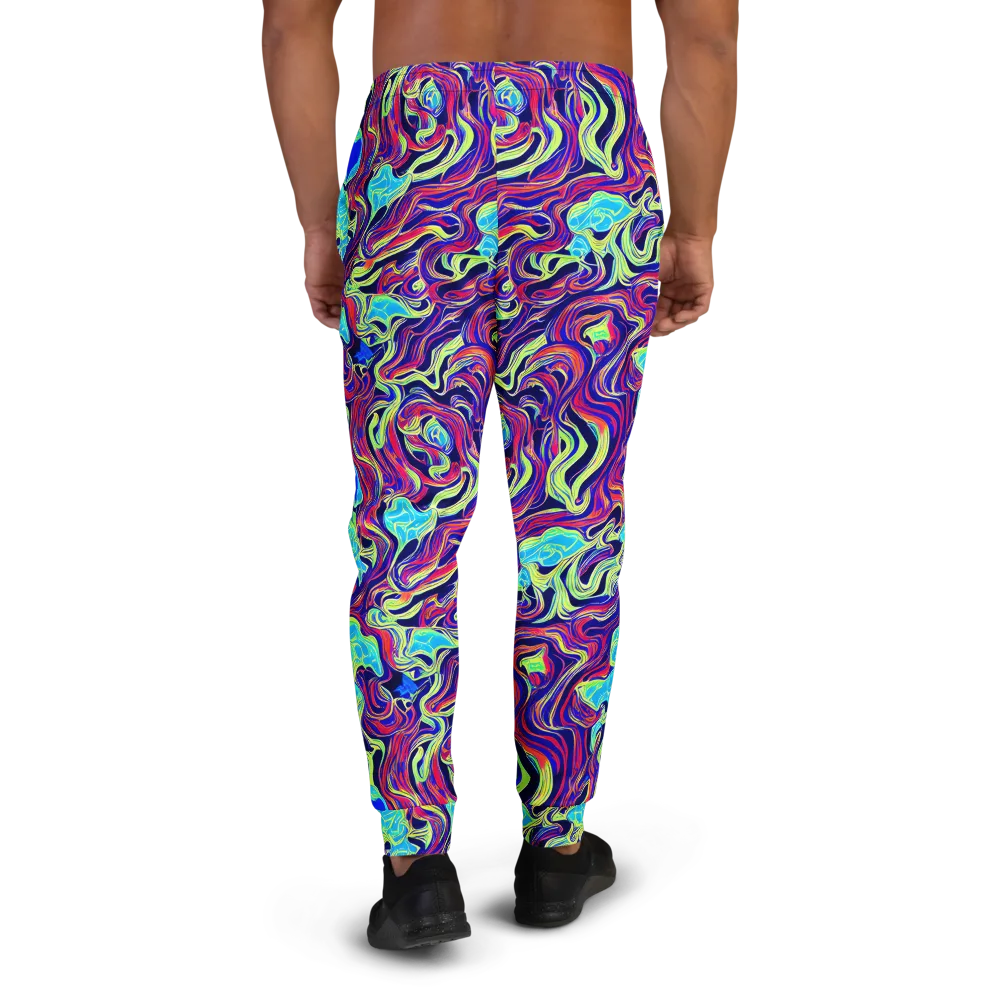Plasma Waves on Men's Joggers — Back
