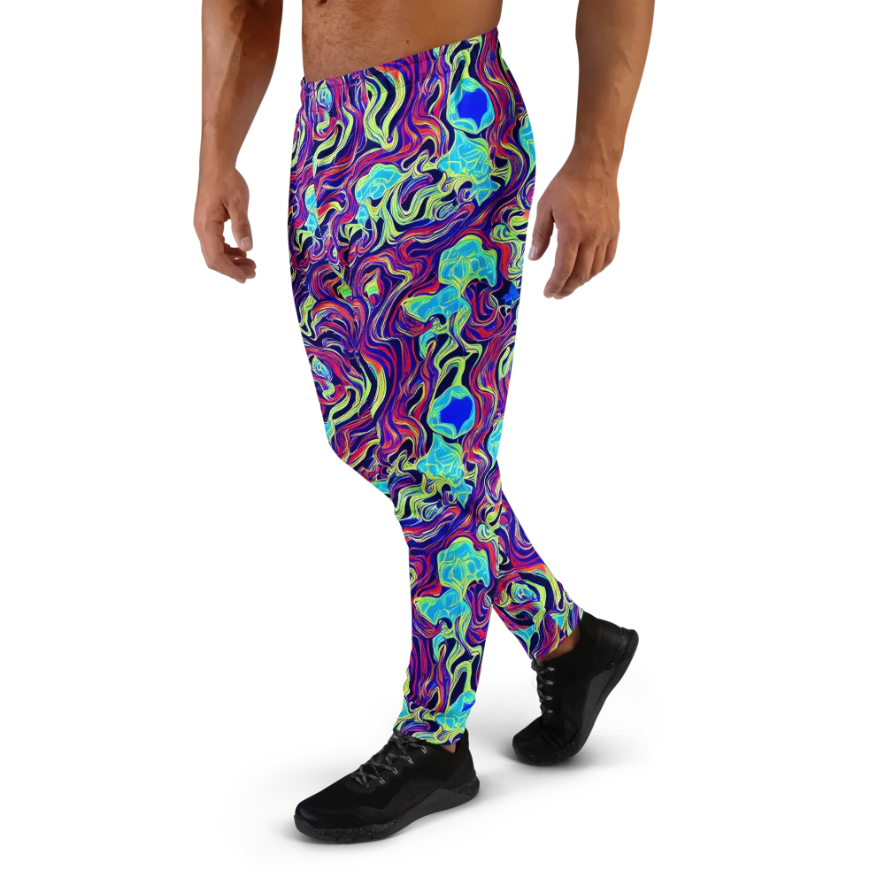 Plasma Waves on Men's Joggers — Left