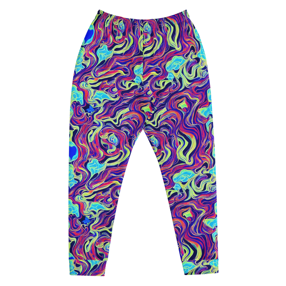 Plasma Waves on Men's Joggers — Front