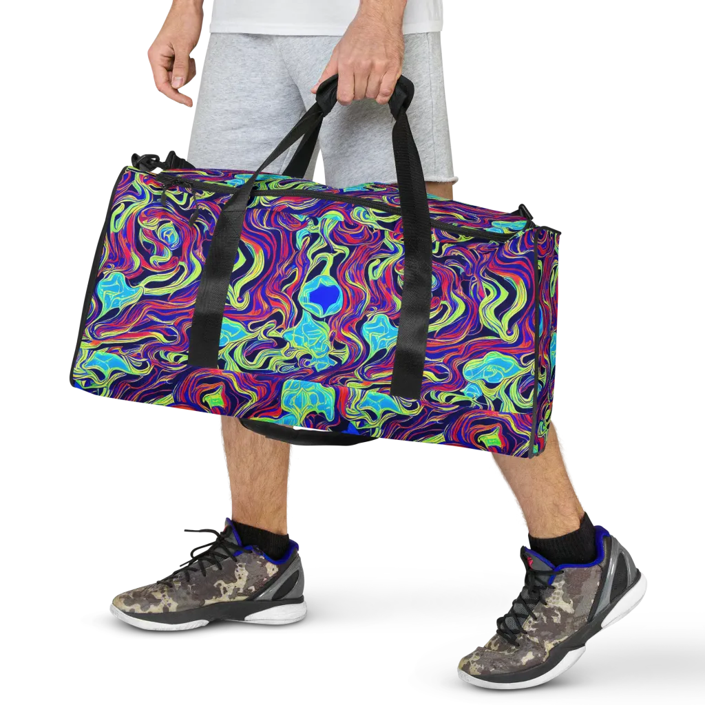 Plasma Waves on Duffle Bag — Front