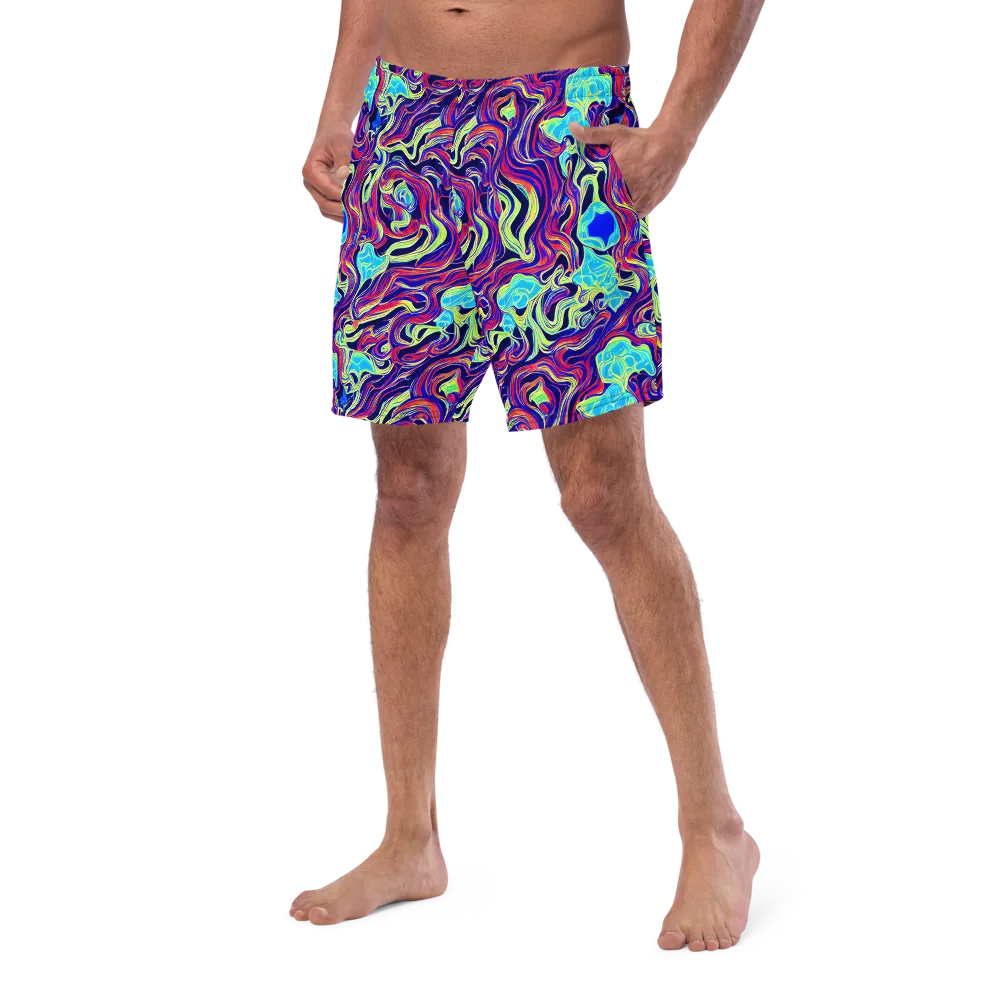 Plasma Waves on Swim Trunks — Left Front