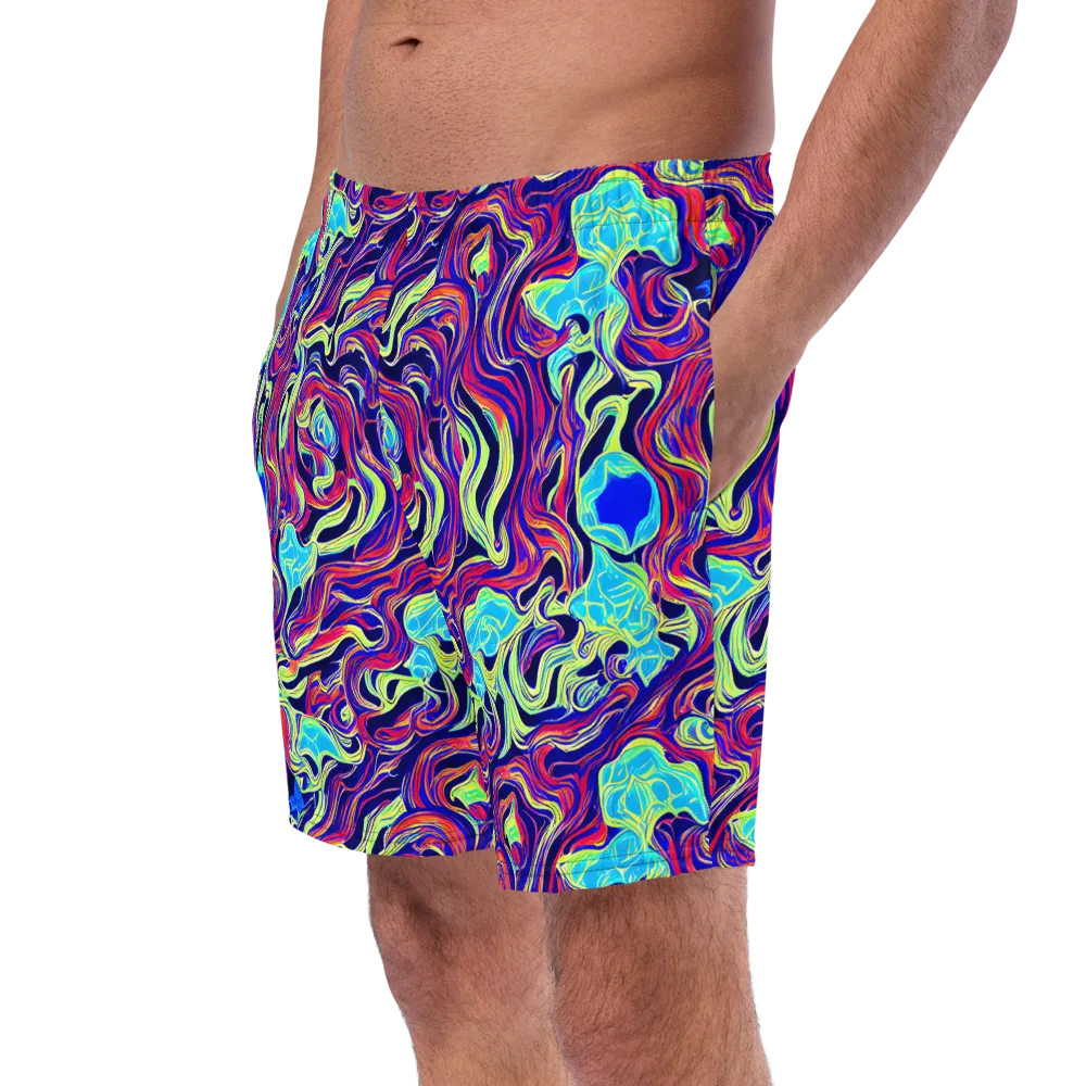 Plasma Waves on Swim Trunks — Left Front