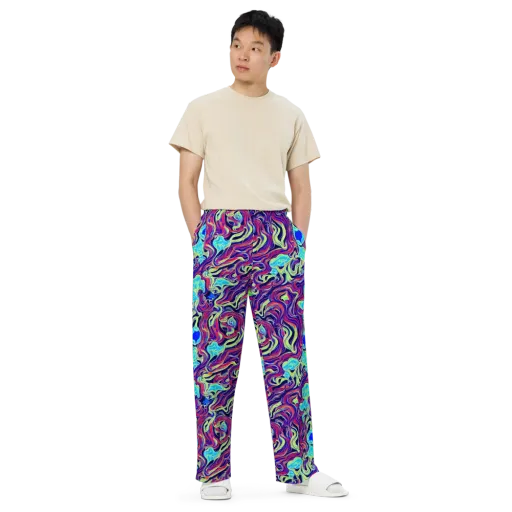 Plasma Waves on a Wide-Leg Pants