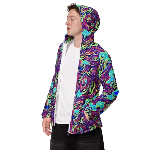 Plasma Waves on a Men's Windbreaker