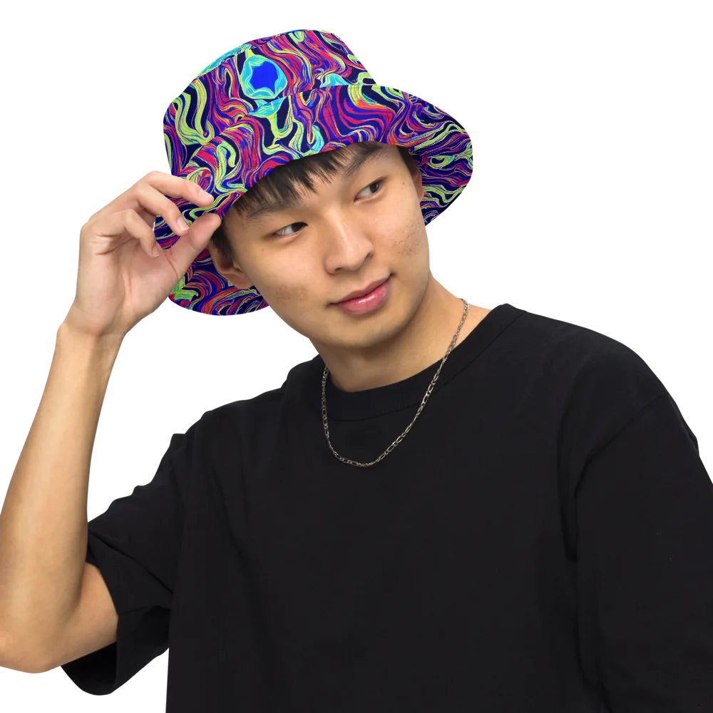 Plasma Waves on Reversible Bucket Hat — Front Inside