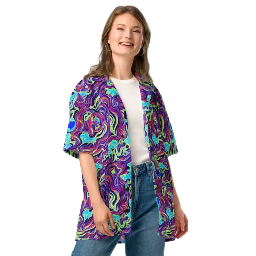 Plasma Waves on a Button Shirt