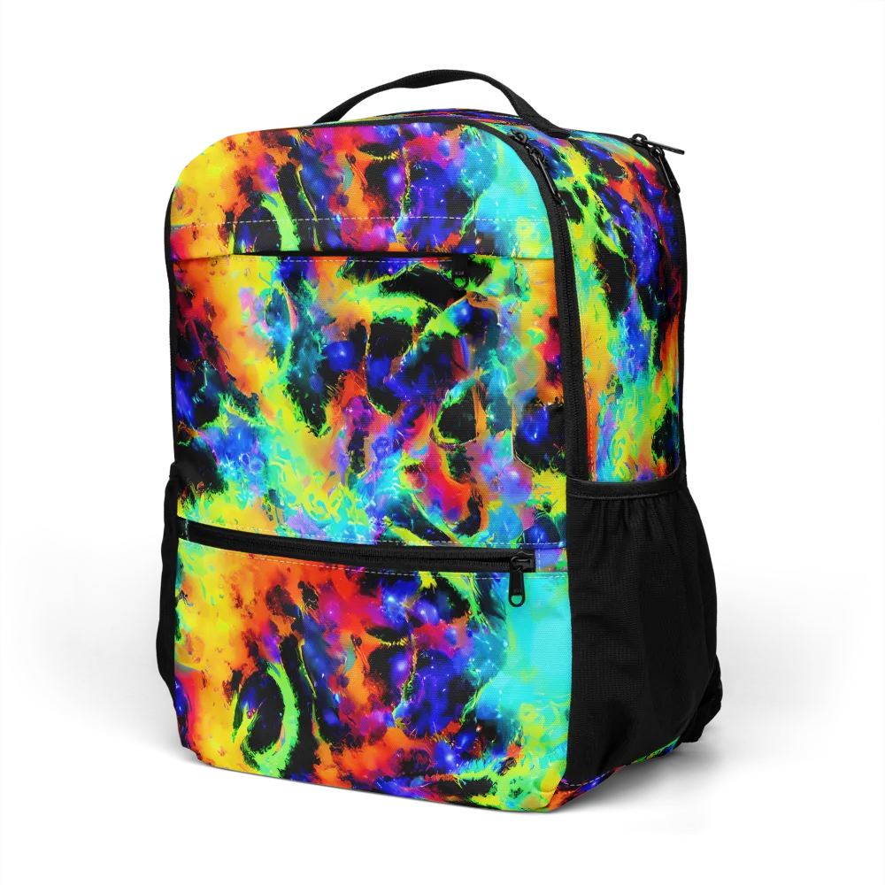 Psychic Pigment on Utility Backpack — Left Front