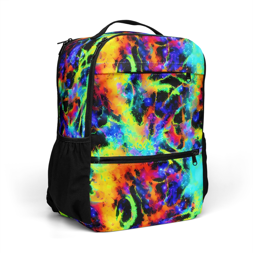 Psychic Pigment on Utility Backpack — Right Front