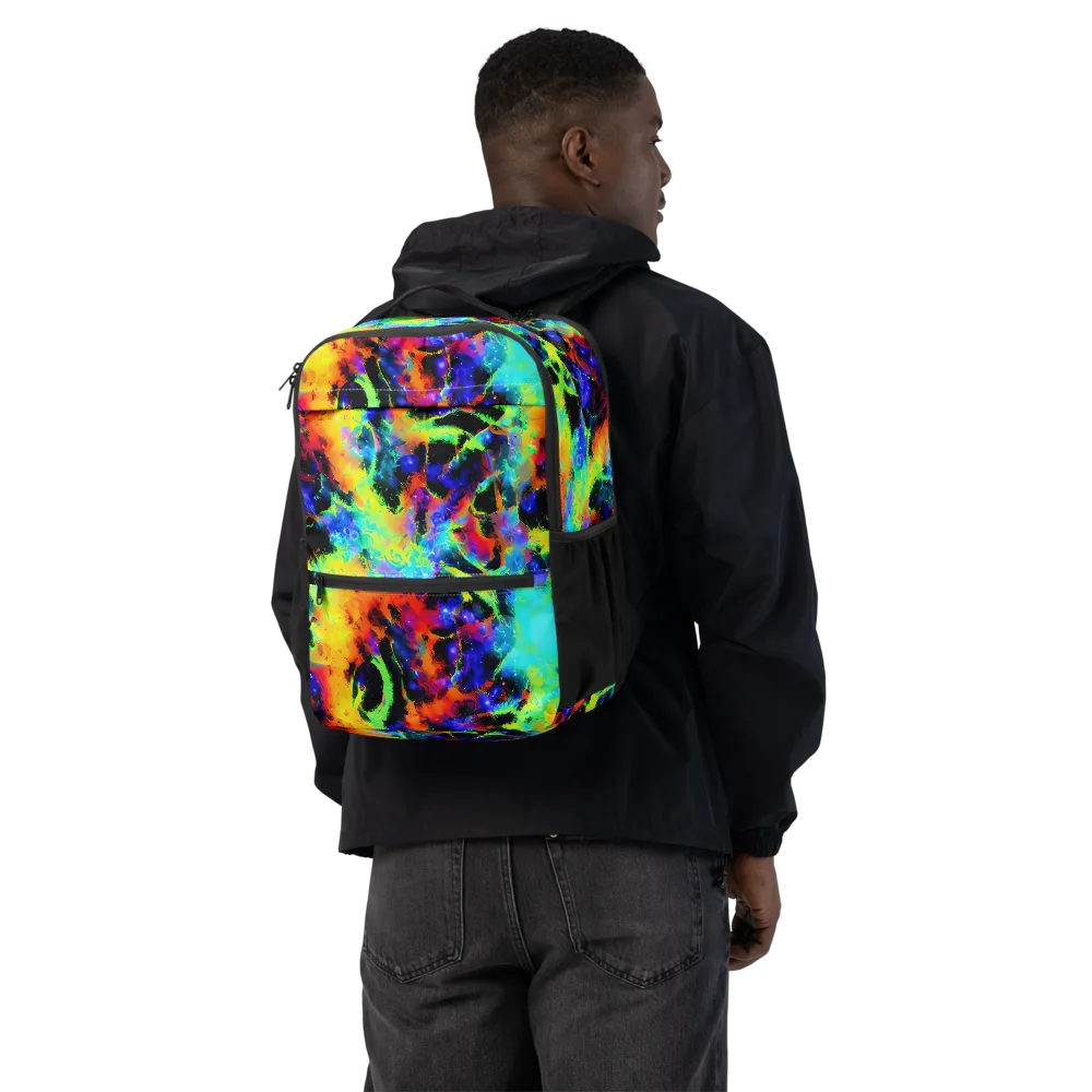 Psychic Pigment on Utility Backpack — Back