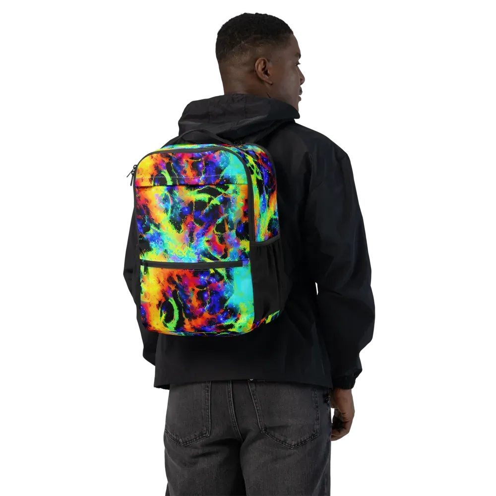 Psychic Pigment on Utility Backpack — Back