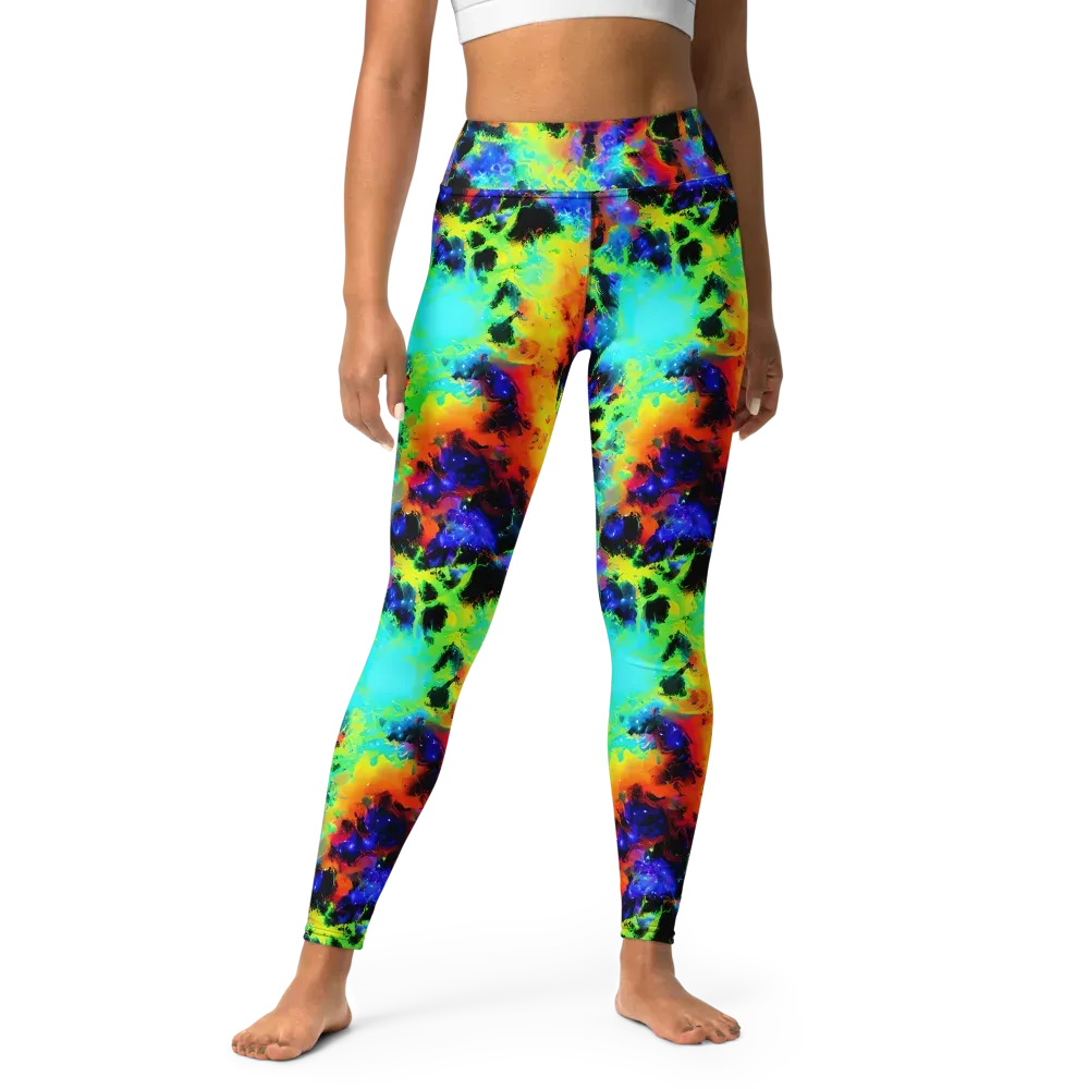 Psychic Pigment on Yoga Leggings — Front