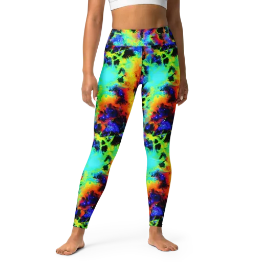 Psychic Pigment on a Yoga Leggings