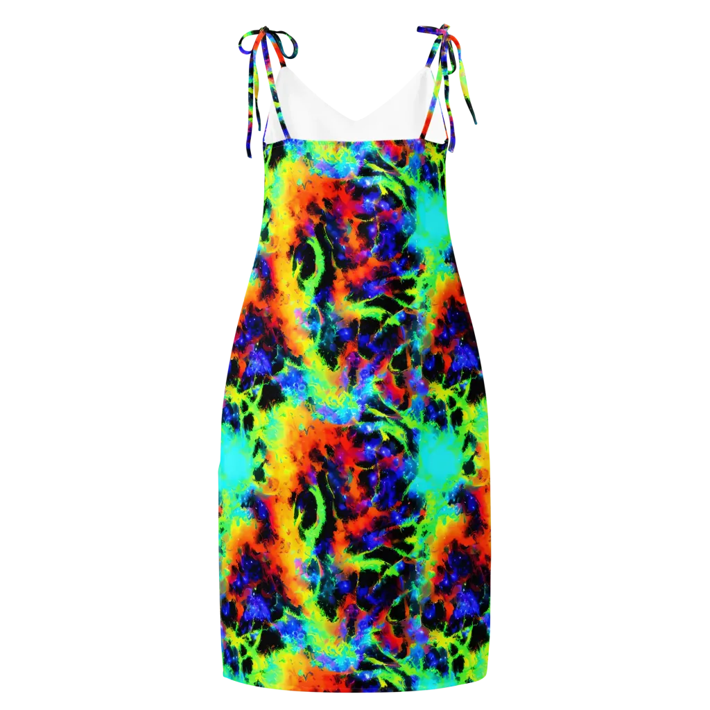 Psychic Pigment on Slip Dress — Back