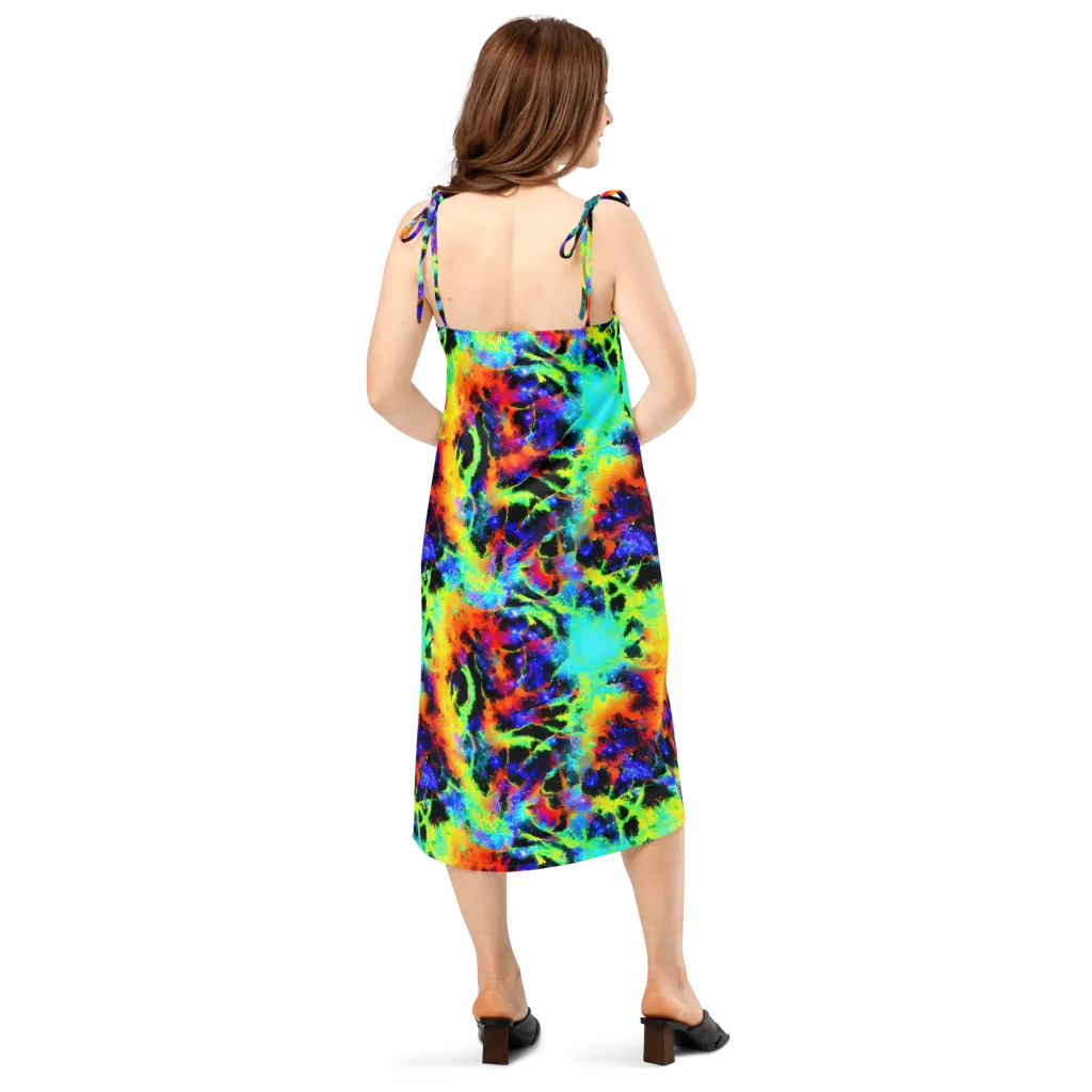 Psychic Pigment on Slip Dress — Back