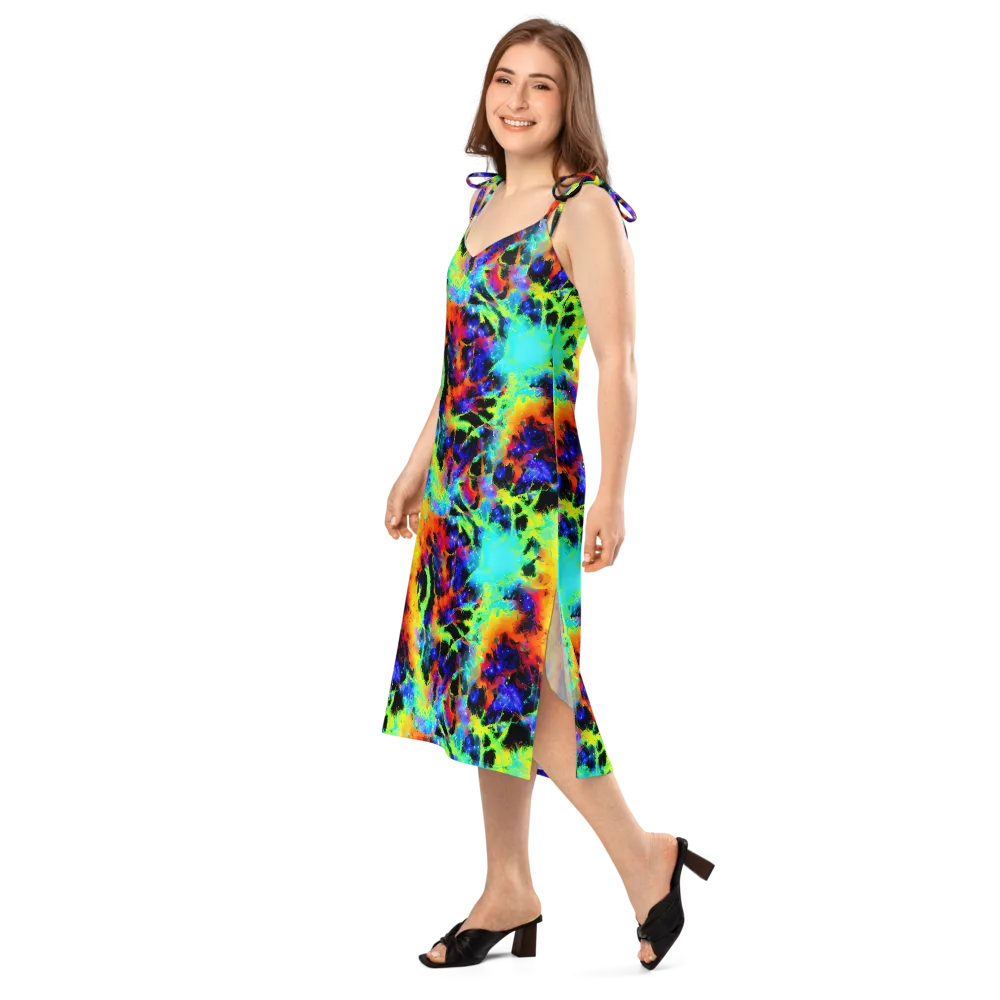 Psychic Pigment on Slip Dress — Left Front