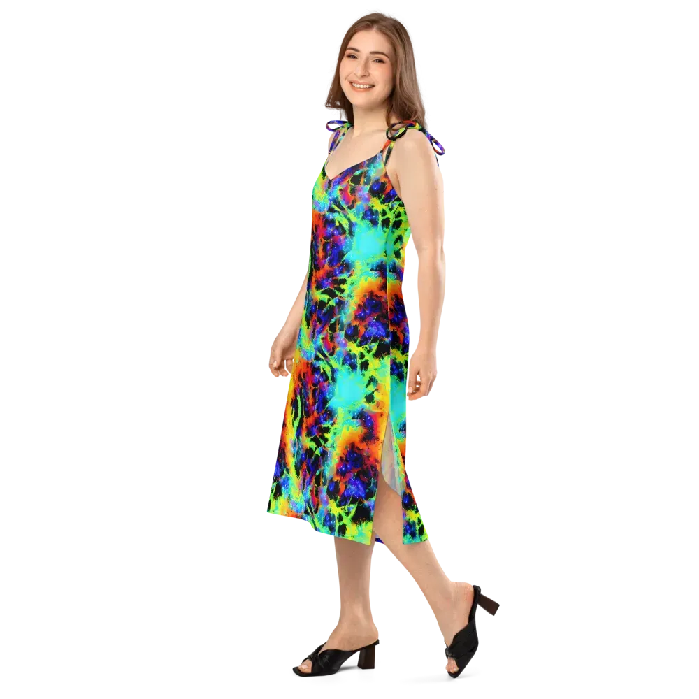 Psychic Pigment on Slip Dress — Left Front