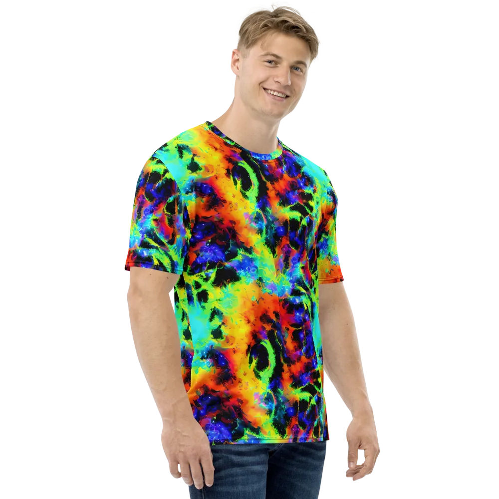 Psychic Pigment on Men's Crew Neck T-Shirt — Right