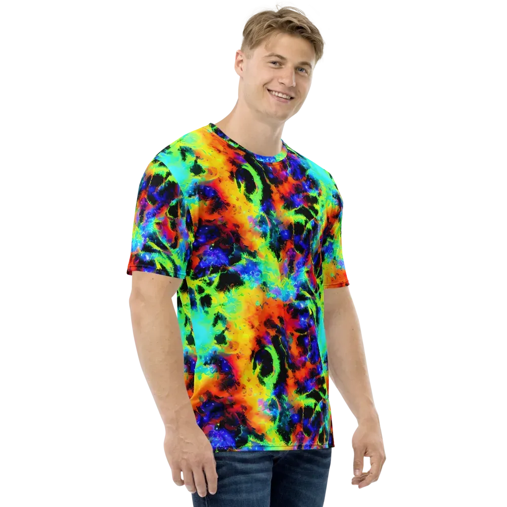 Psychic Pigment on Men's Crew Neck T-Shirt — Right