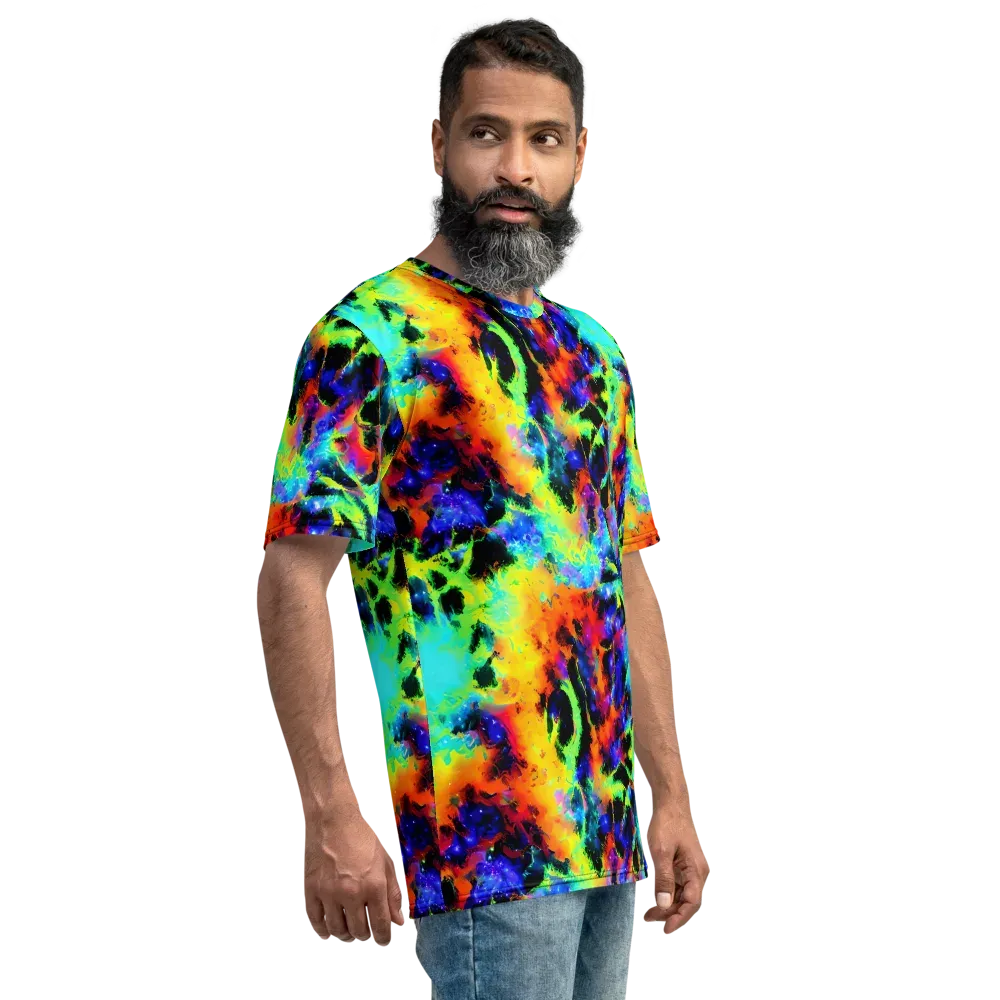 Psychic Pigment on Men's Crew Neck T-Shirt — Right