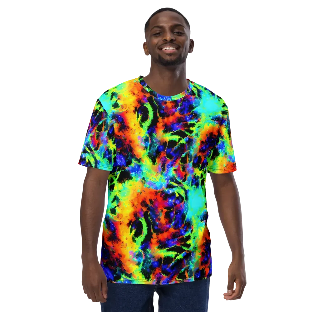 Psychic Pigment on Men's Crew Neck T-Shirt — Front