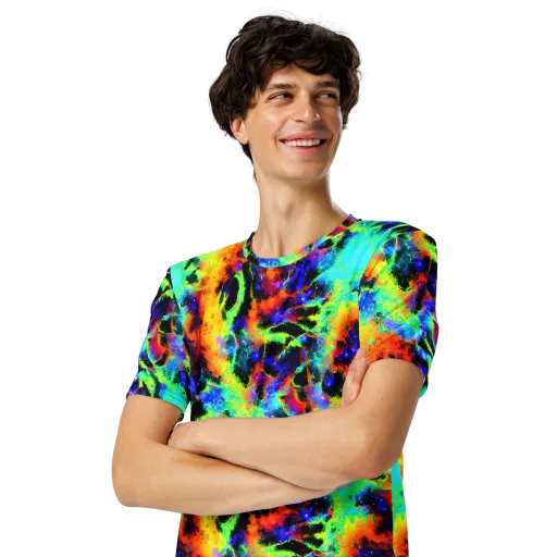 Psychic Pigment on a Men's Crew Neck T-Shirt