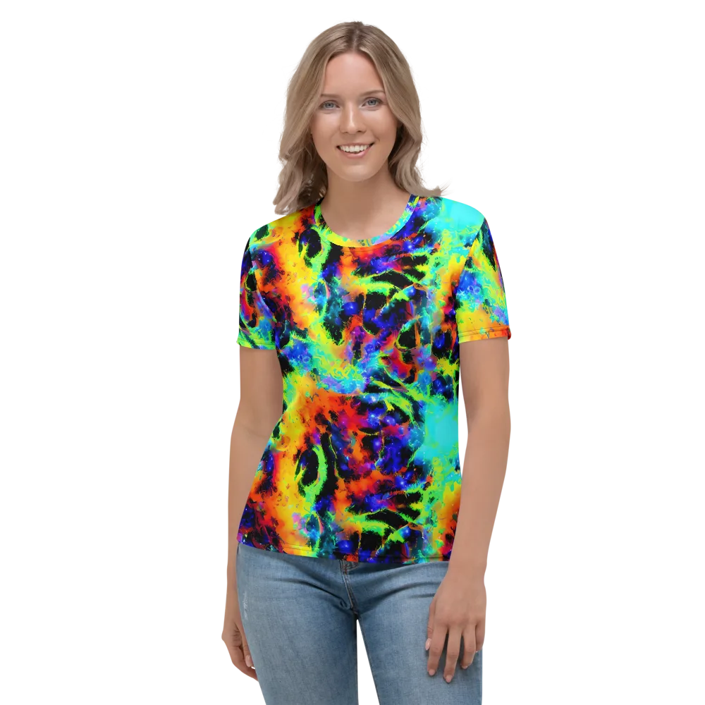 Psychic Pigment on Women's Crew Neck T-Shirt — Front