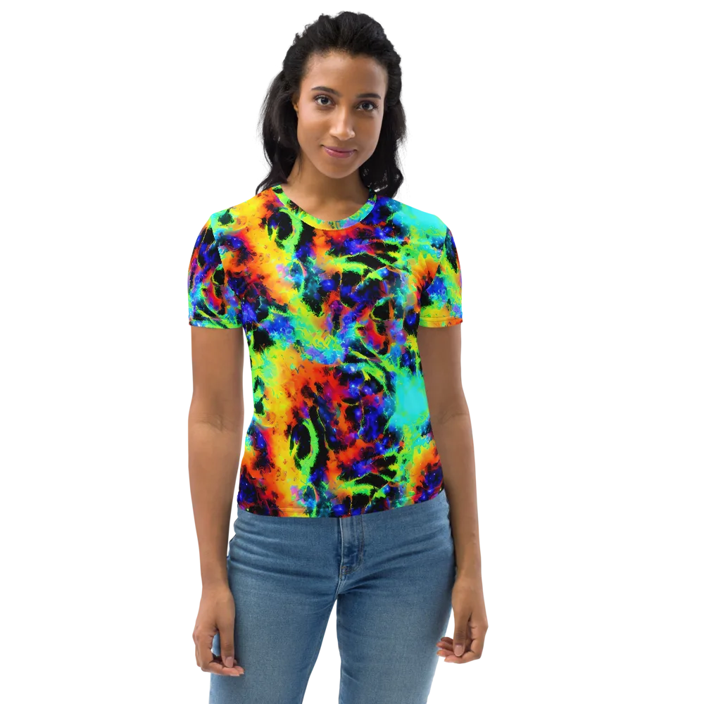 Psychic Pigment on Women's Crew Neck T-Shirt — Front