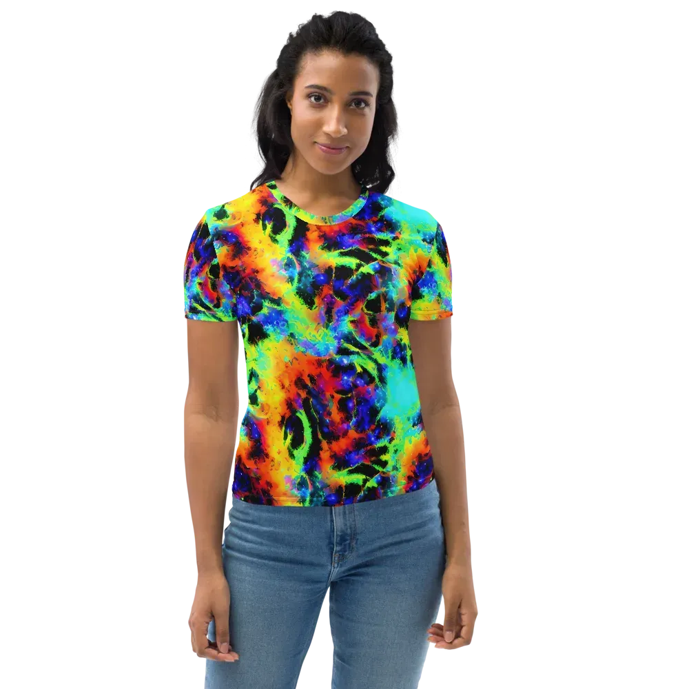 Psychic Pigment on Women's Crew Neck T-Shirt — Front
