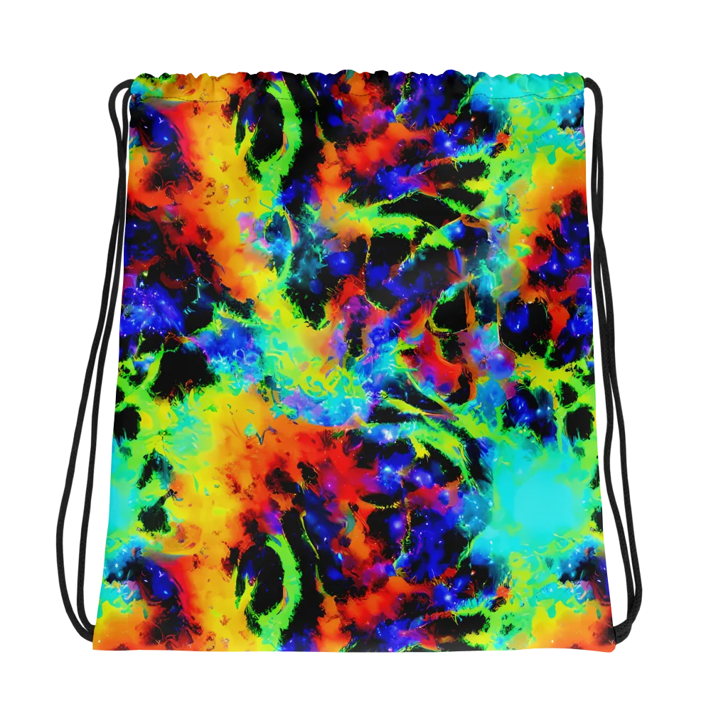 Psychic Pigment on Drawstring Bag — Photo
