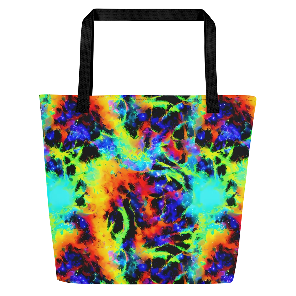 Psychic Pigment on Large Tote Bag W/ Pocket — Front
