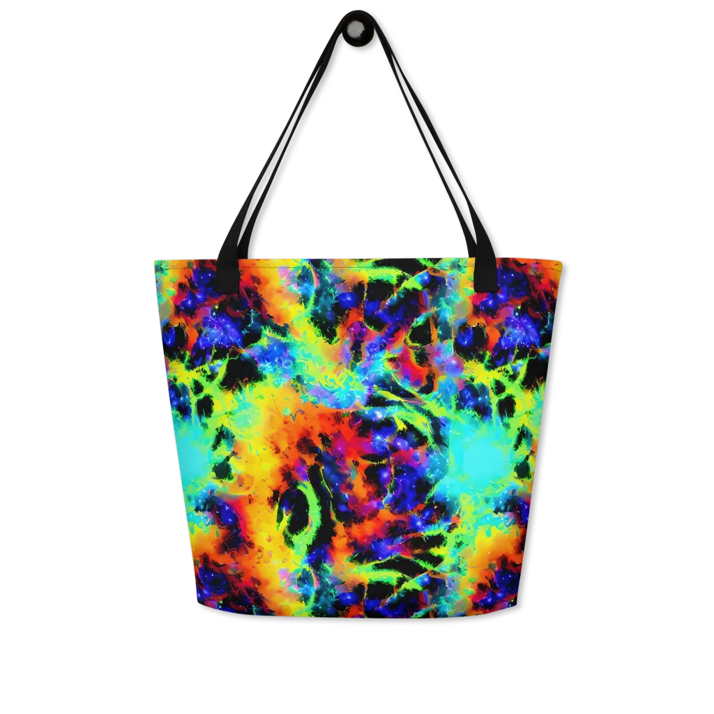 Psychic Pigment on Large Tote Bag W/ Pocket — Front